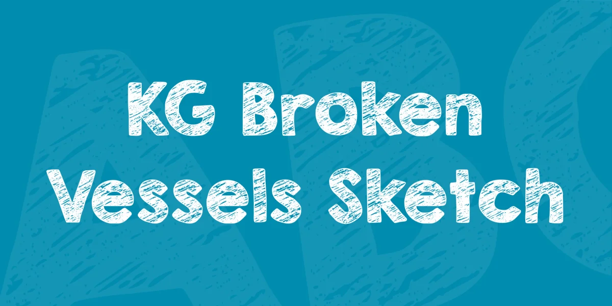 KG Broken Vessels Sketch Font