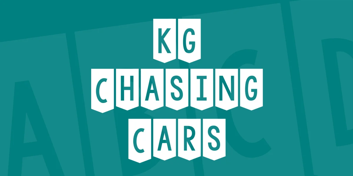 KG Chasing Cars Font