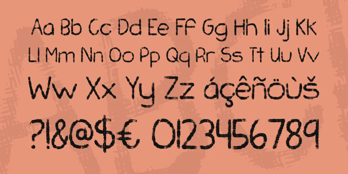 KG Chasing Pavements Font preview 4