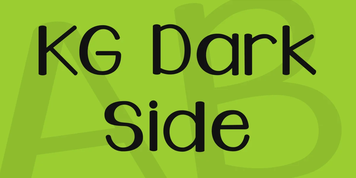 KG Dark Side Font