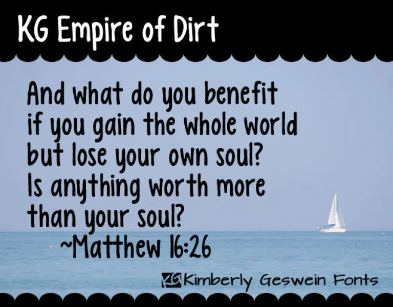 KG Empire of Dirt Font