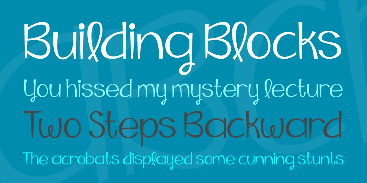 KG Falling Slowly Font preview 2
