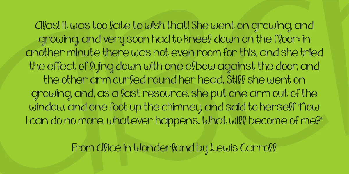 KG Falling Slowly Font preview 3