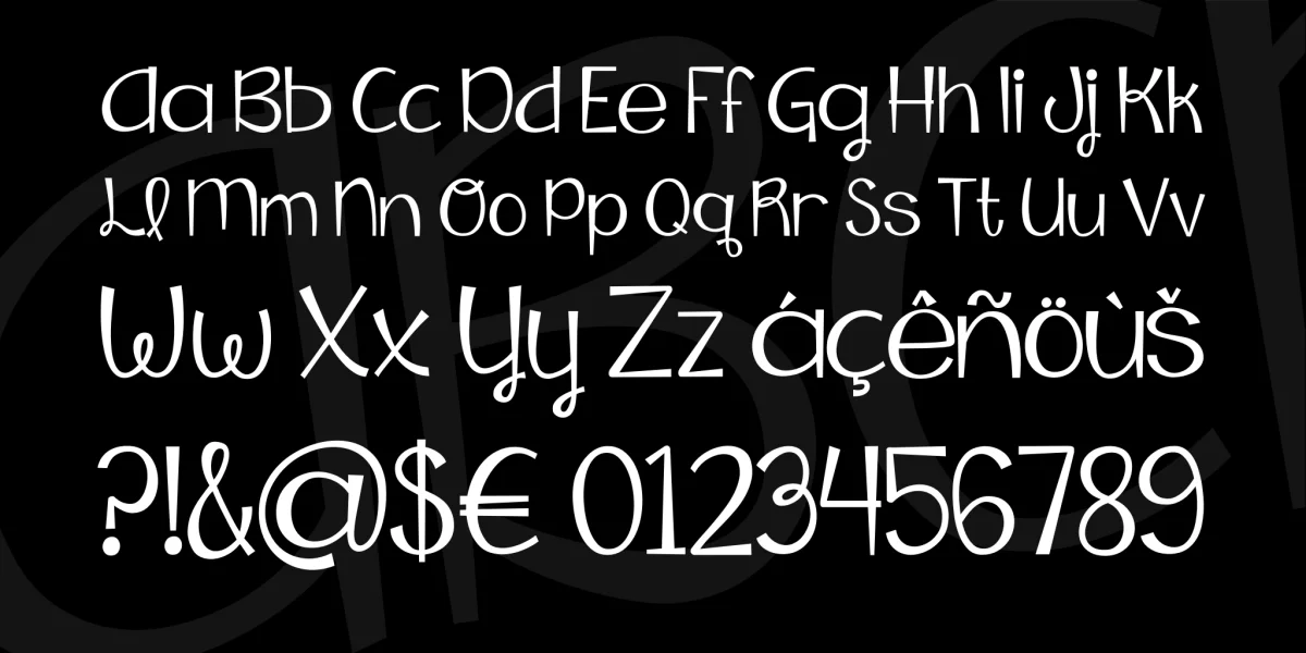 KG Falling Slowly Font preview 4