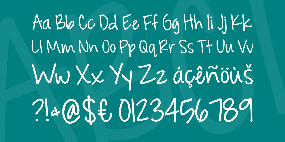 KG Feeling 22 Font preview 4