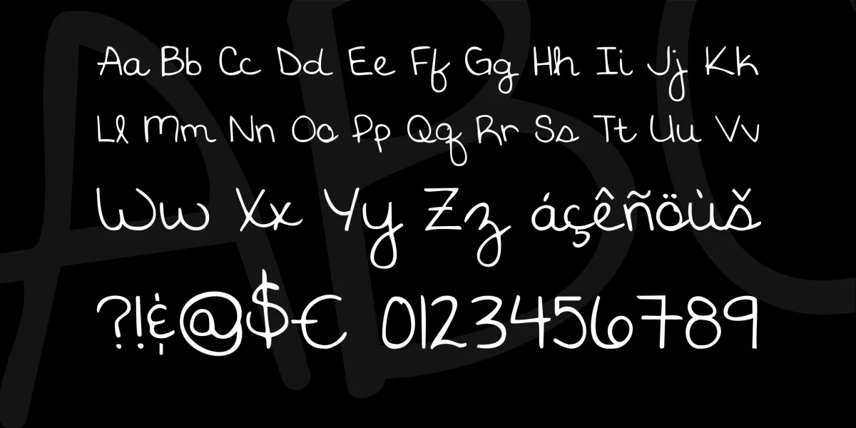 KG God Gave Me You Font preview 4