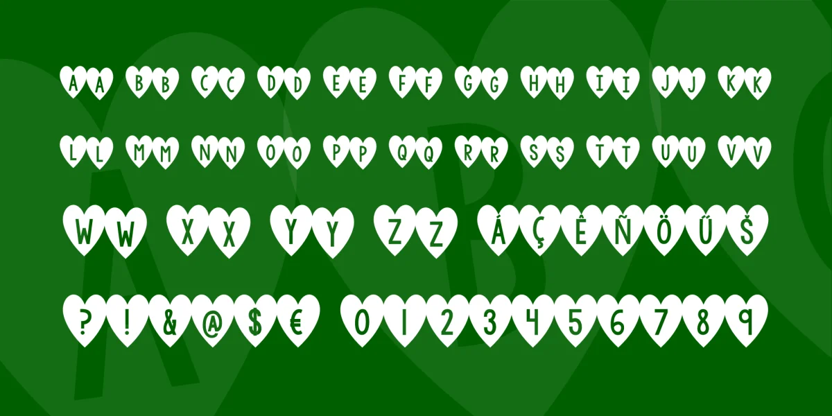 KG I And Love And You Font preview 3