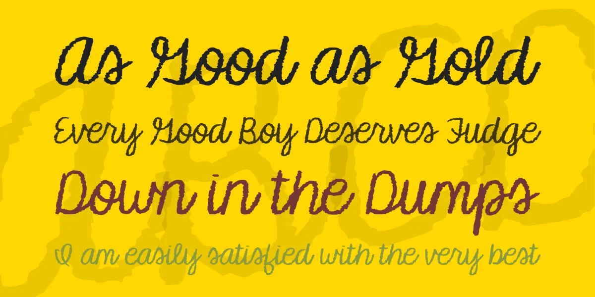 KG Makes You Stronger Font preview 2
