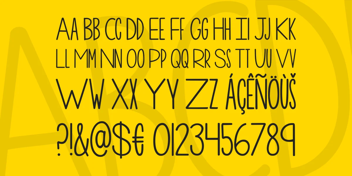 KG One More Night Font preview 3