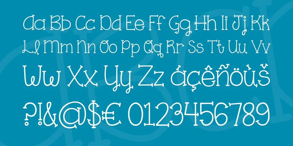 KG One Thing Font preview 4