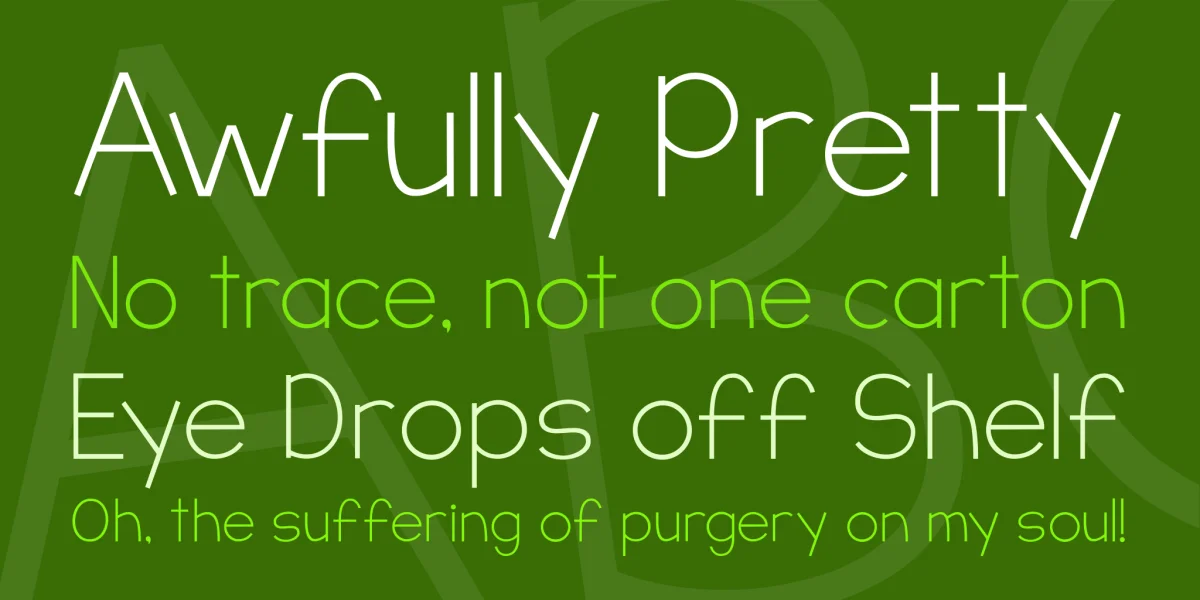 KG Part of Me Font preview 2