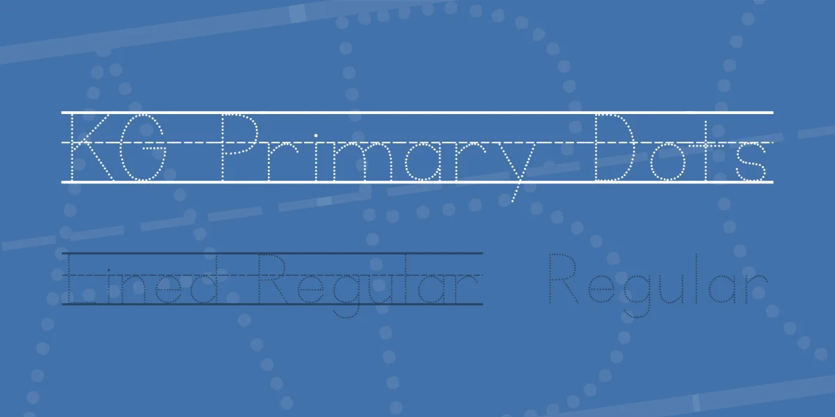 KG Primary Dots Font Family