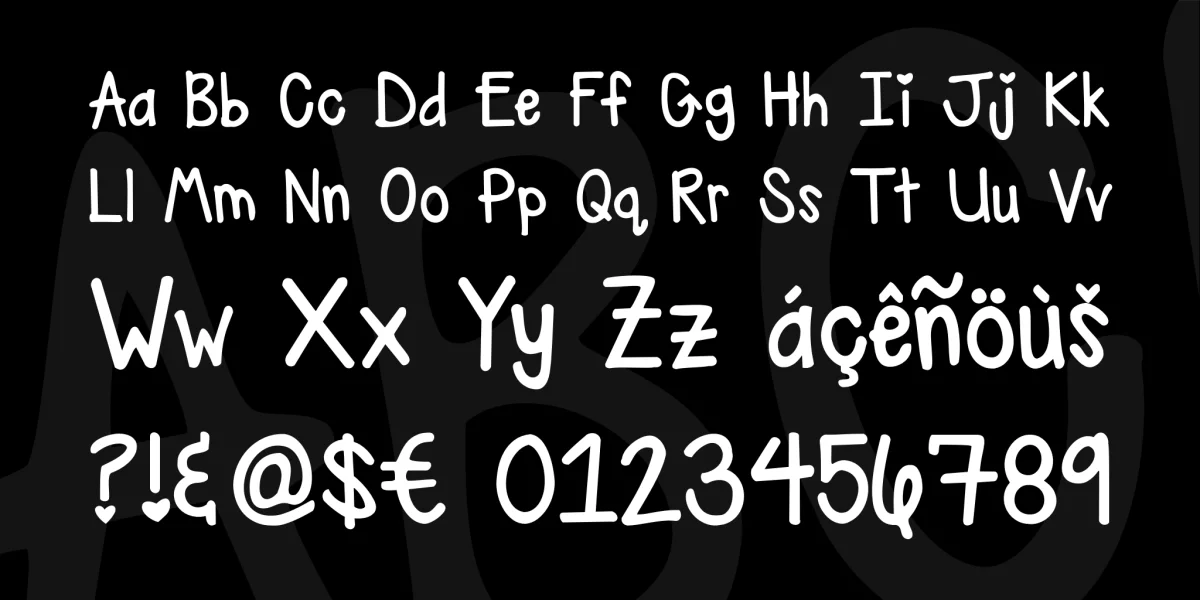 KG Ray of Sunshine Font preview 4
