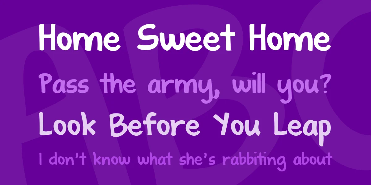 KG Shadow of the Day Font preview 2