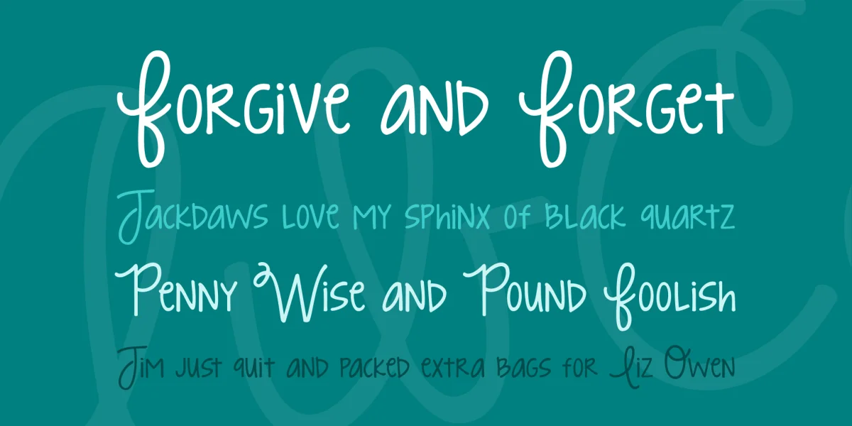 KG Strawberry Limeade Font preview 2