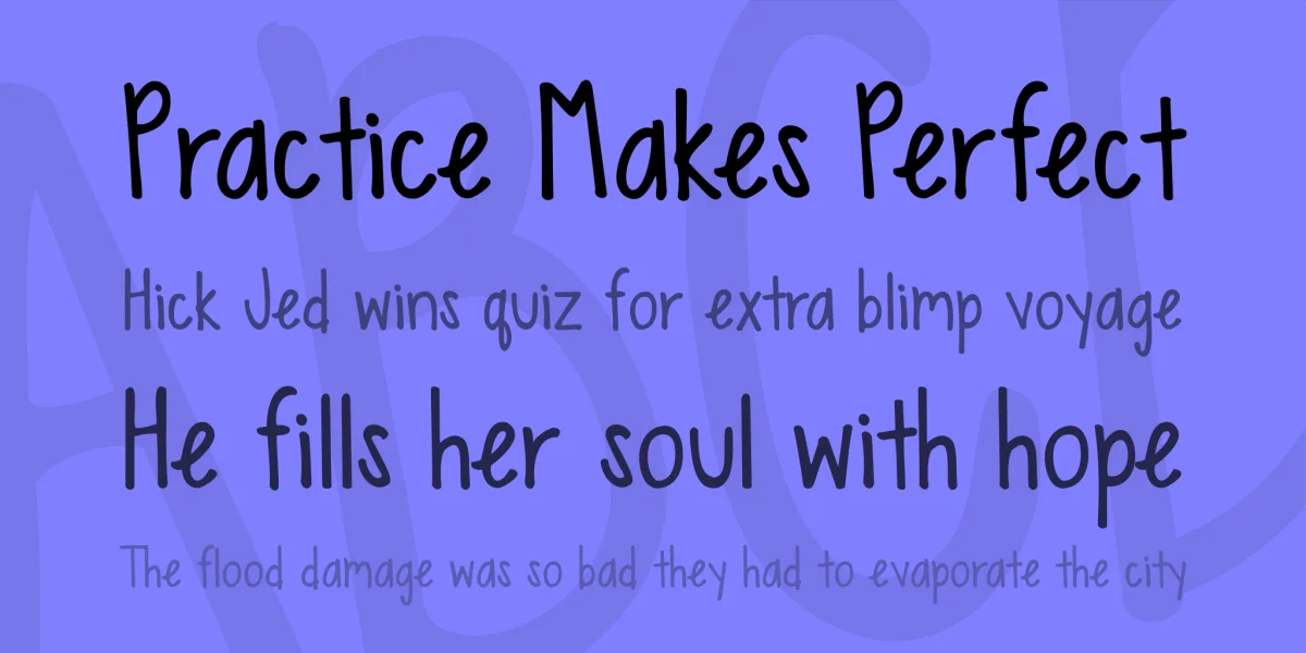 KG Sweet N Sassy Font preview 2