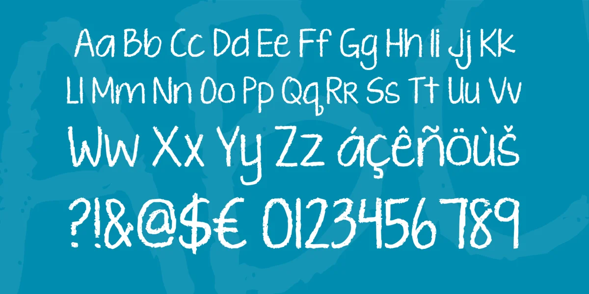 KG Ten Thousand Reasons Font Family preview 4