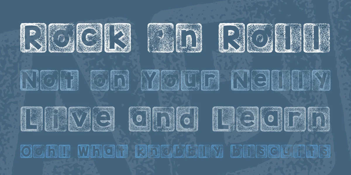 KG Thank You Stamp Font preview 2
