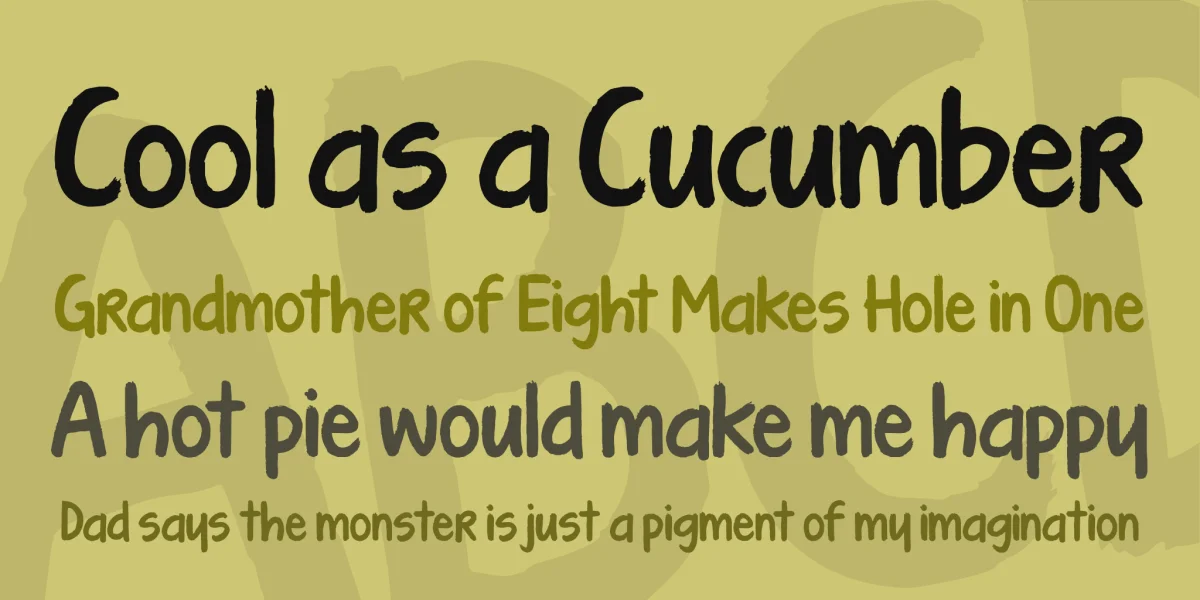 KG Turning Tables Font preview 2