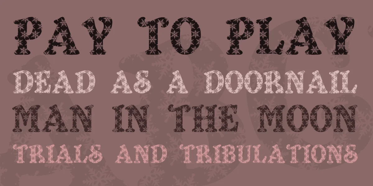 Kiddy Flakey Font preview 2
