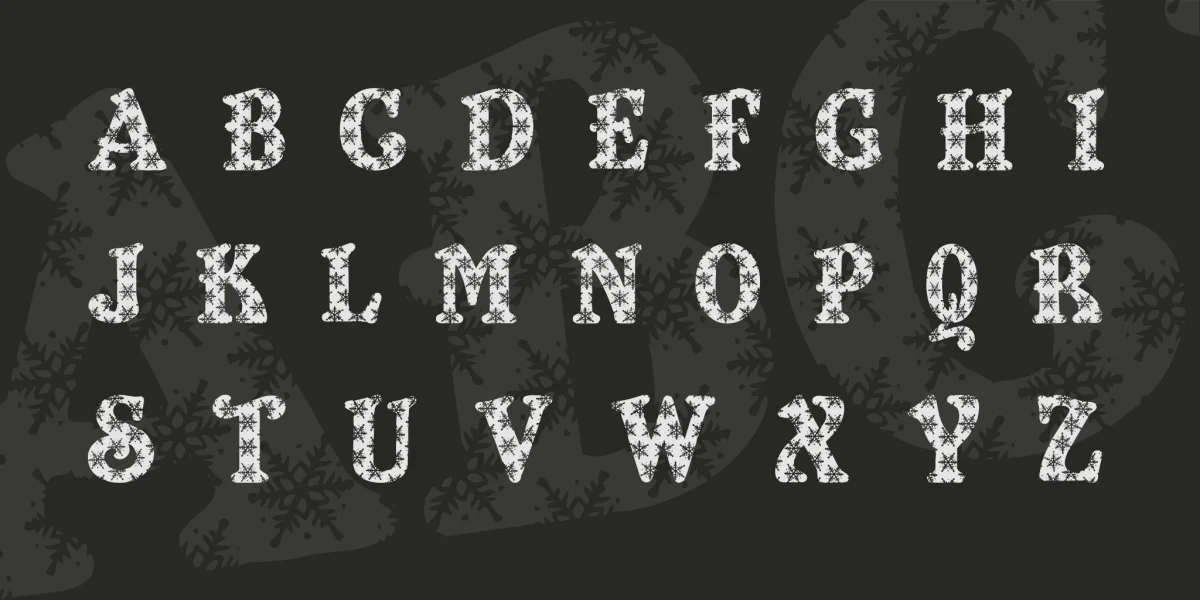 Kiddy Flakey Font preview 3