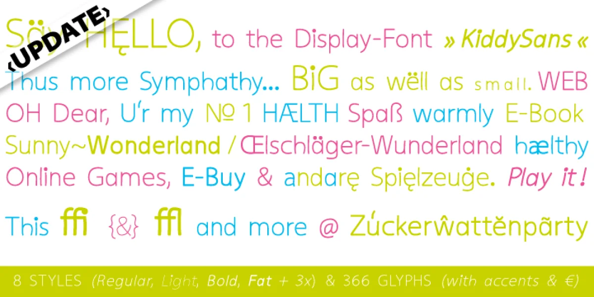 kiddySans Font Family
