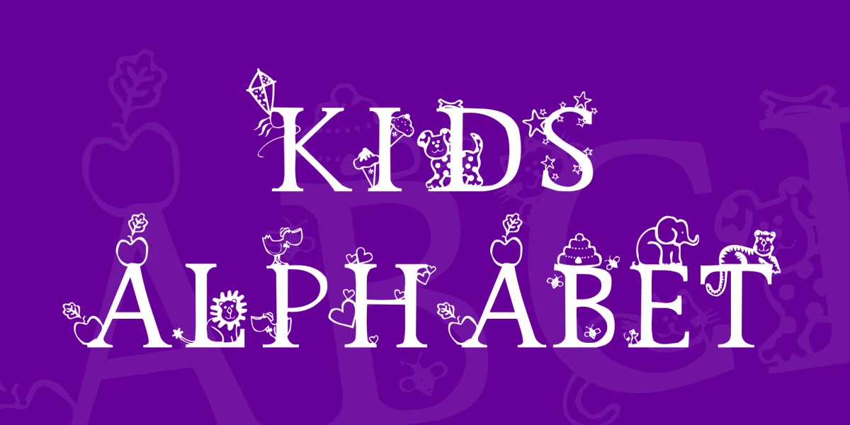 Kids Alphabet Font