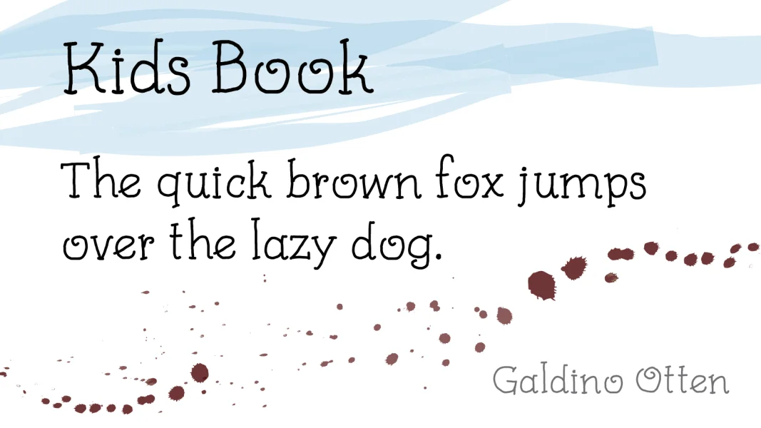 Kids Book Font Family