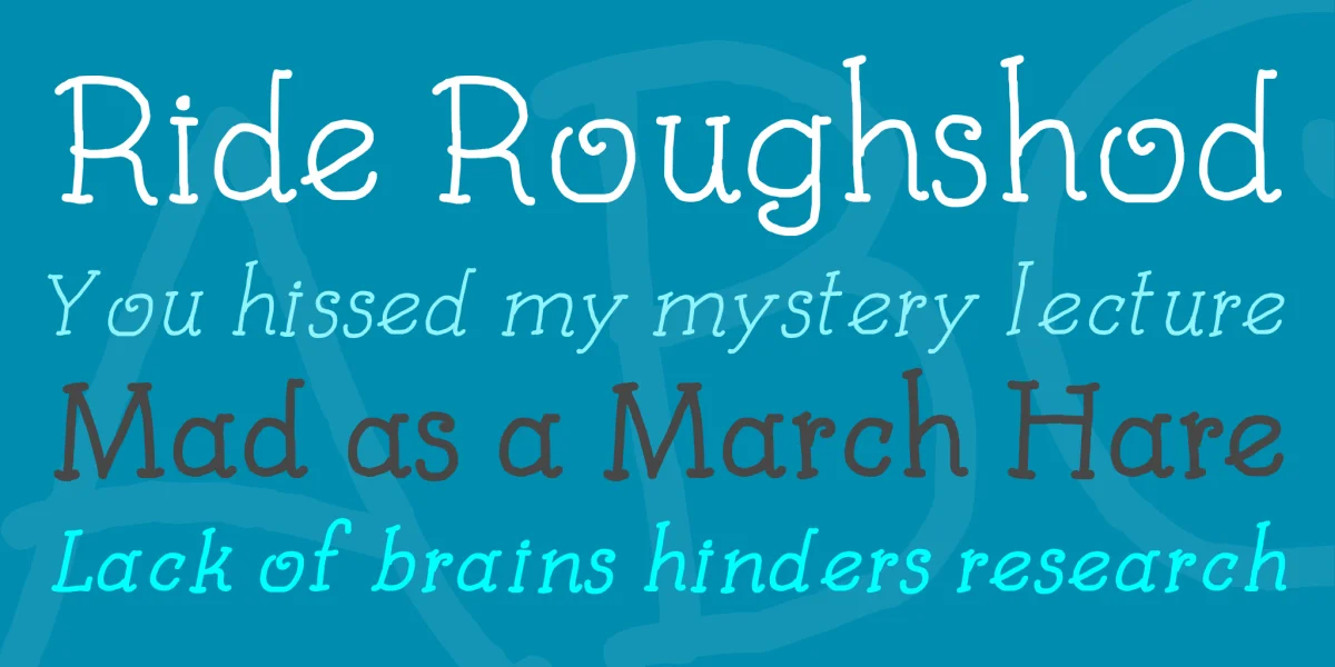 Kids Book Font Family preview 2