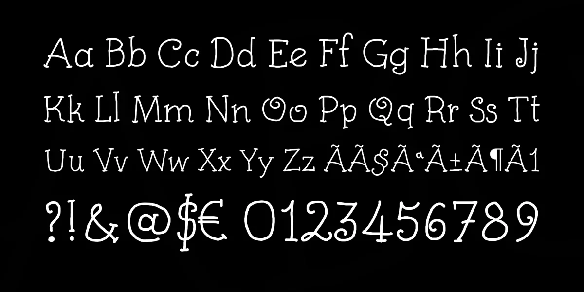 Kids Book Font Family preview 4