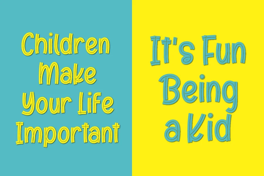 Kids Place Font preview 6
