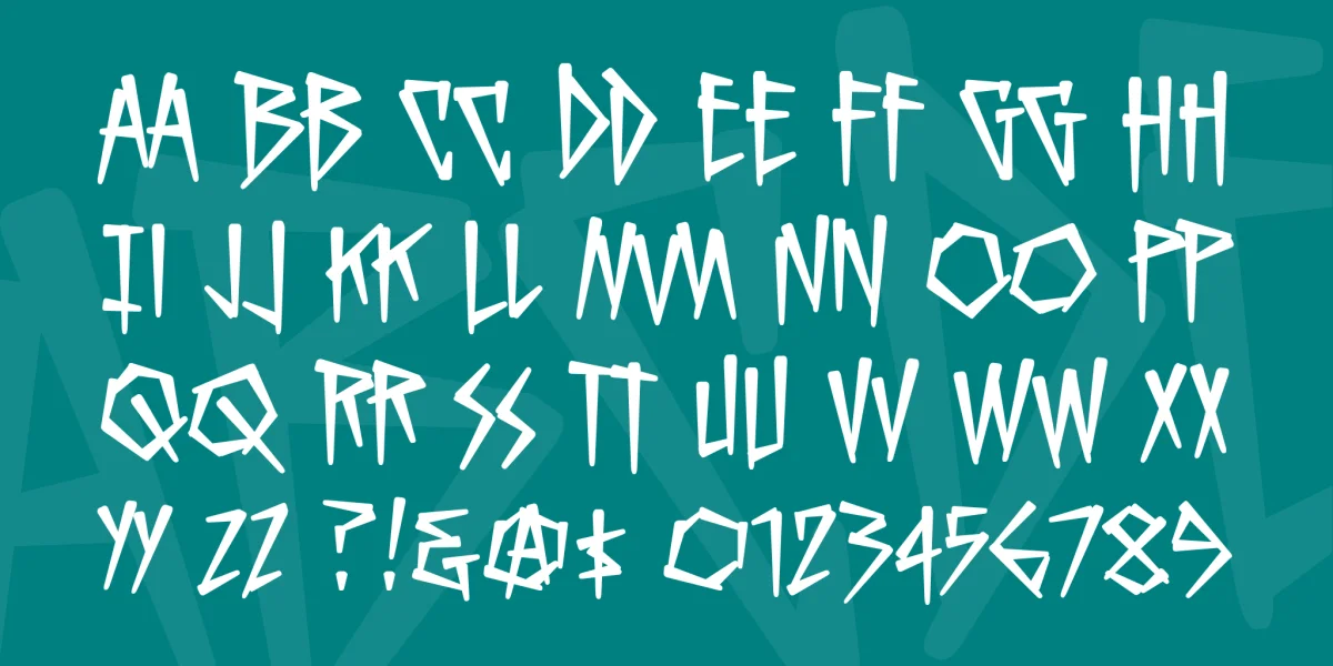 KillCrazy BB Font Family preview 3