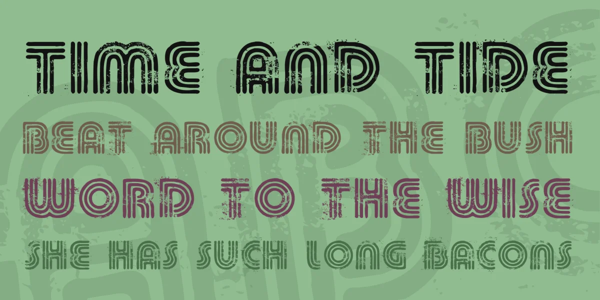 KILLED DJ Font preview 2