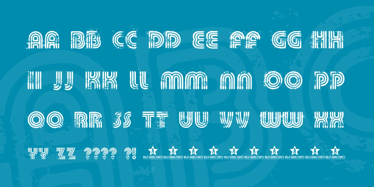 KILLED DJ Font preview 3