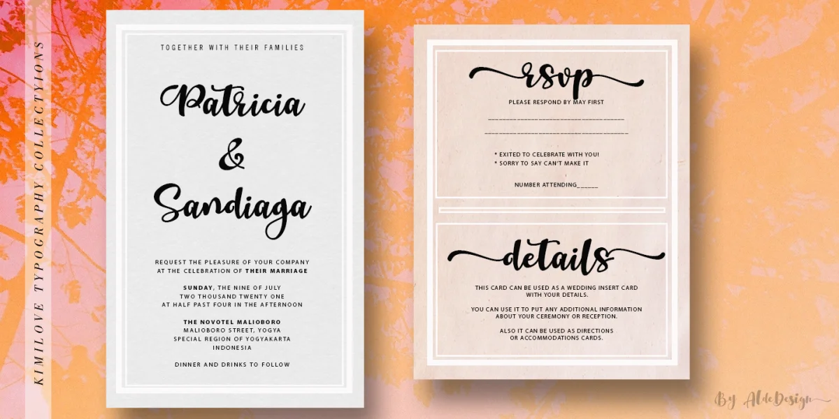 Kimilove Font Family preview 6