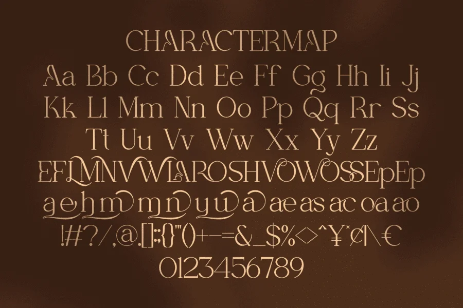 Kinasha Font preview 10