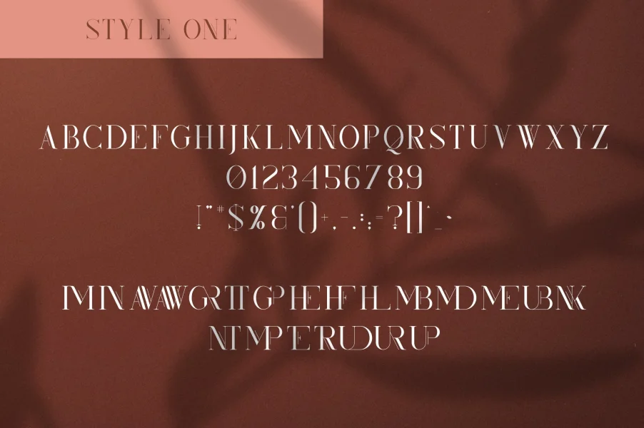 KindelSerif Font preview 9
