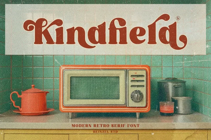 Kindfield Font preview 2