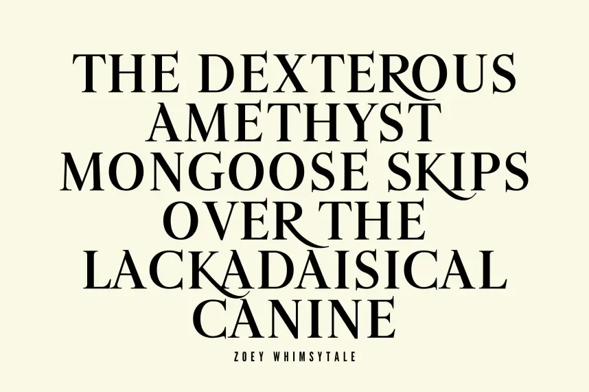 Kindred Font preview 3