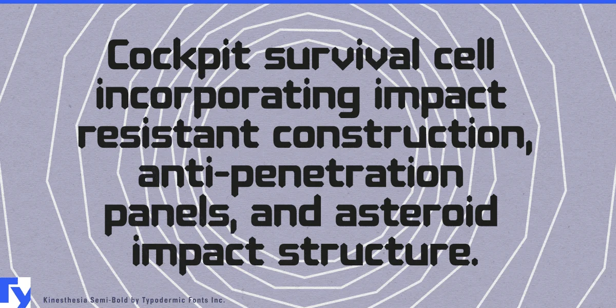 Kinesthesia Font Family preview 3