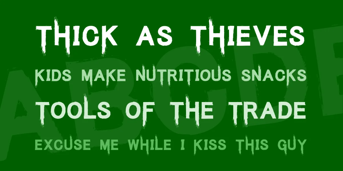 Kings Butcher Font preview 2