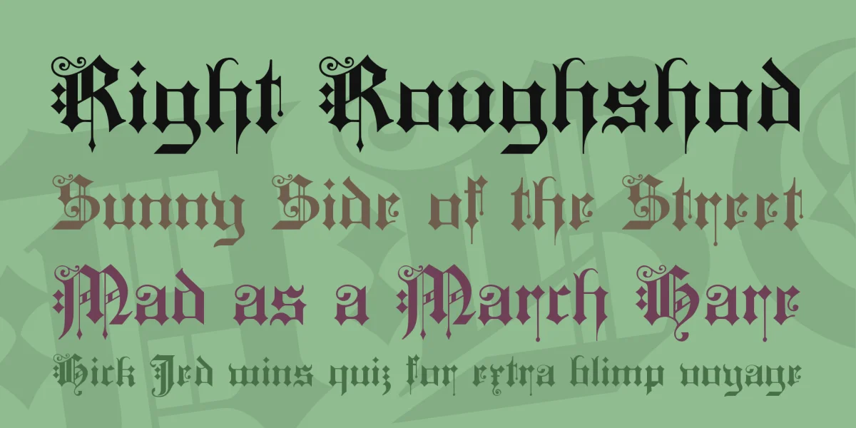 KingsCross Font preview 2