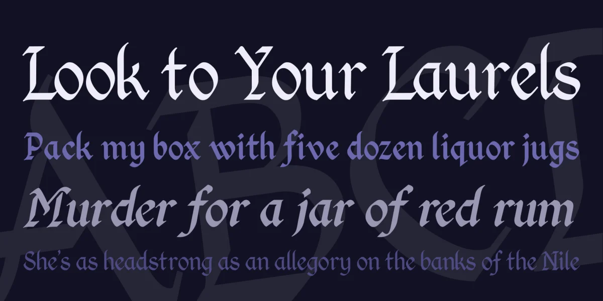Kingthings Calligraphica Font Family preview 2
