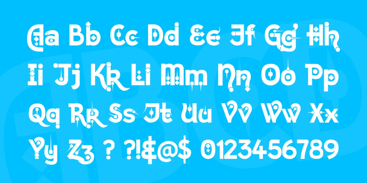 Kingthings Chimaera Font preview 3