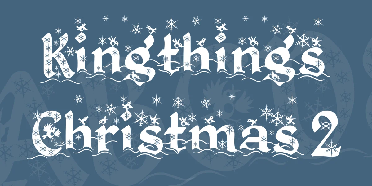 Kingthings Christmas 2 Font
