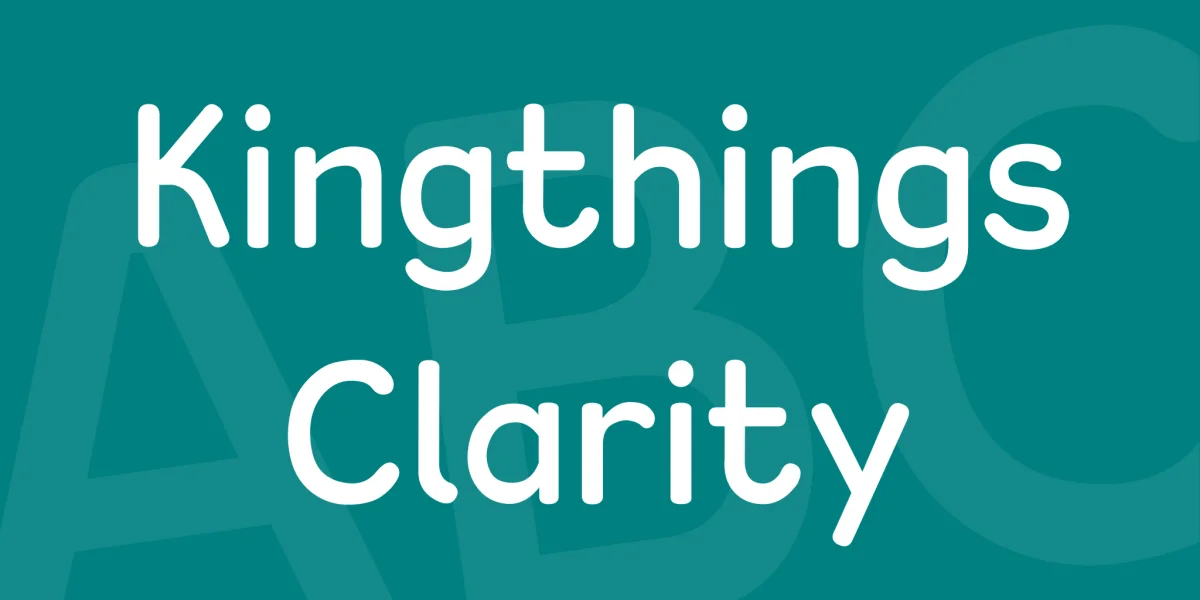 Kingthings Clarity Font