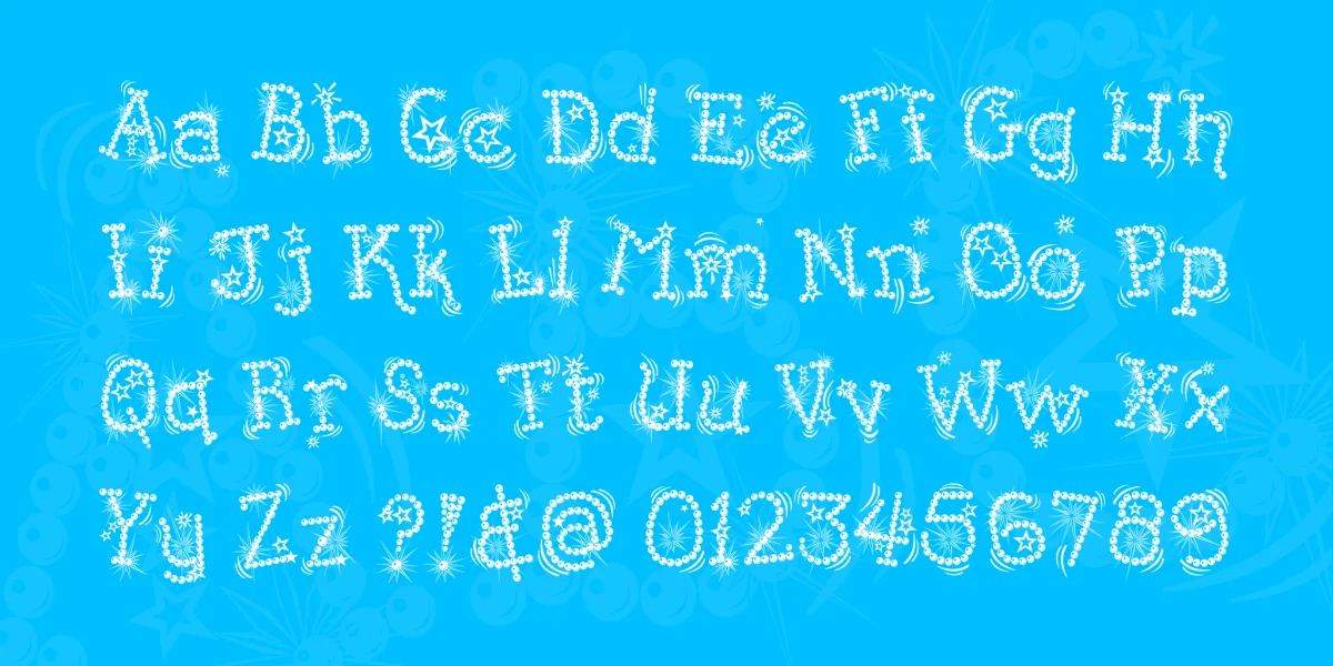 Kingthings Flashbang Font preview 3