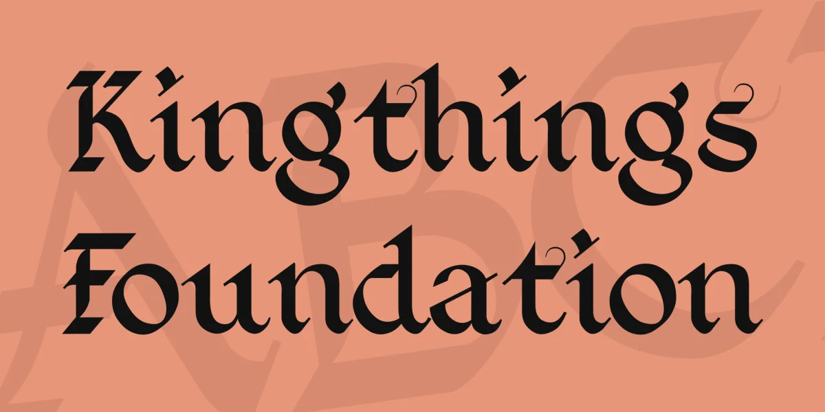 Kingthings Foundation Font