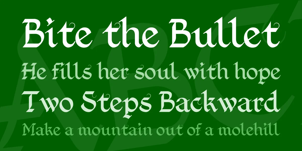 Kingthings Foundation Font preview 2
