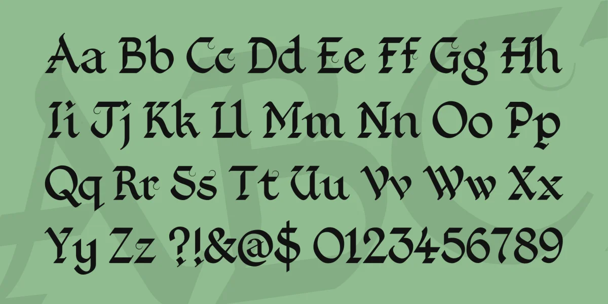 Kingthings Foundation Font preview 4
